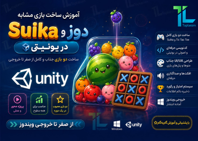 آموزش ساخت بازی مشابه Suika و دوز در یونیتی