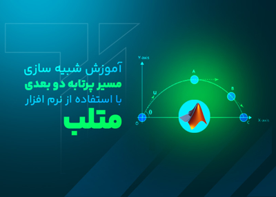 آموزش شبیه سازی مسیر پرتابه دو بعدی با استفاده از نرم افزار متلب