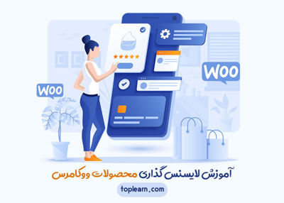 آموزش لایسنس گذاری محصولات ووکامرس