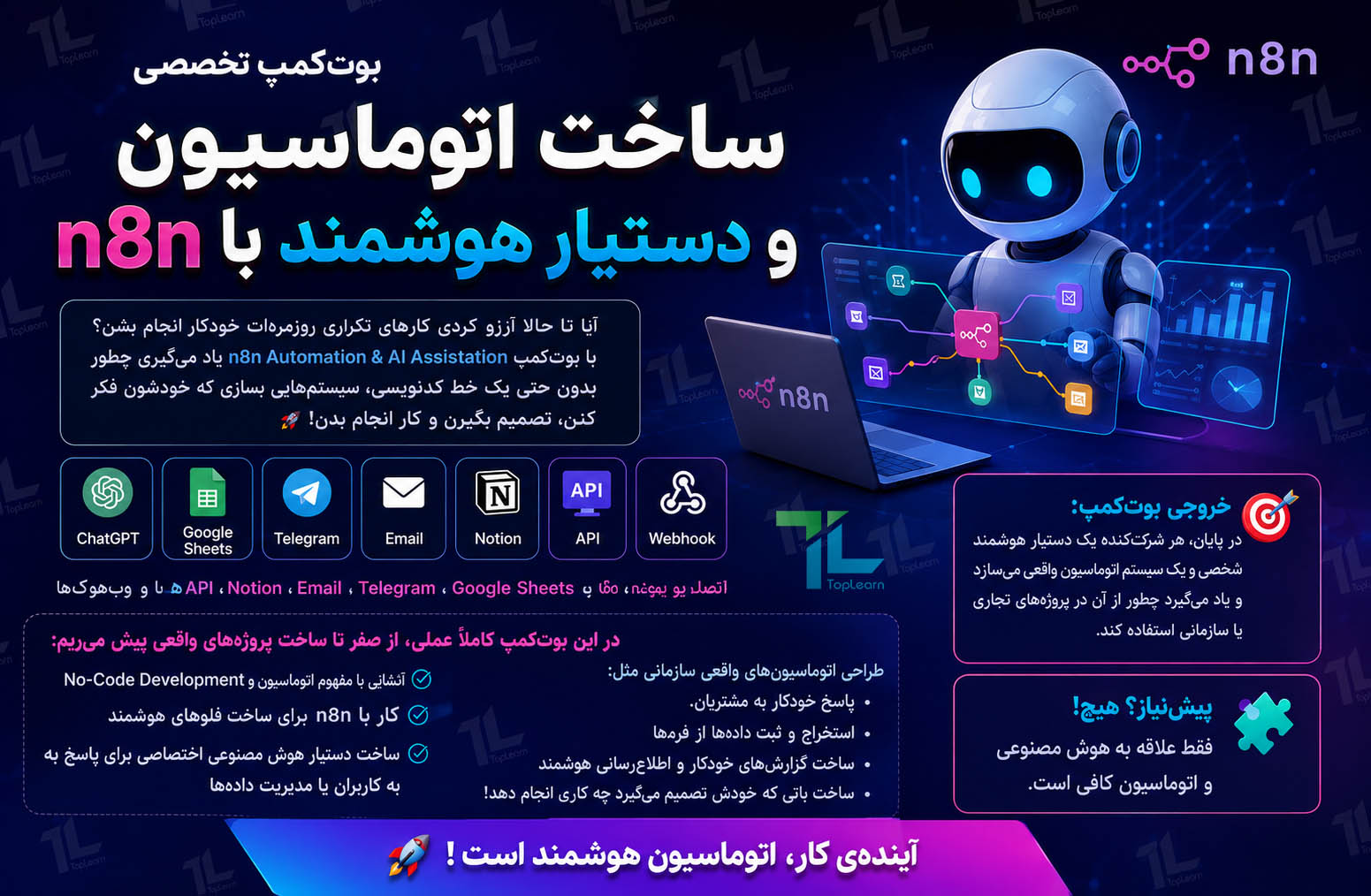 دوره آموزش N8N - ساخت اتوماسیون از صفر