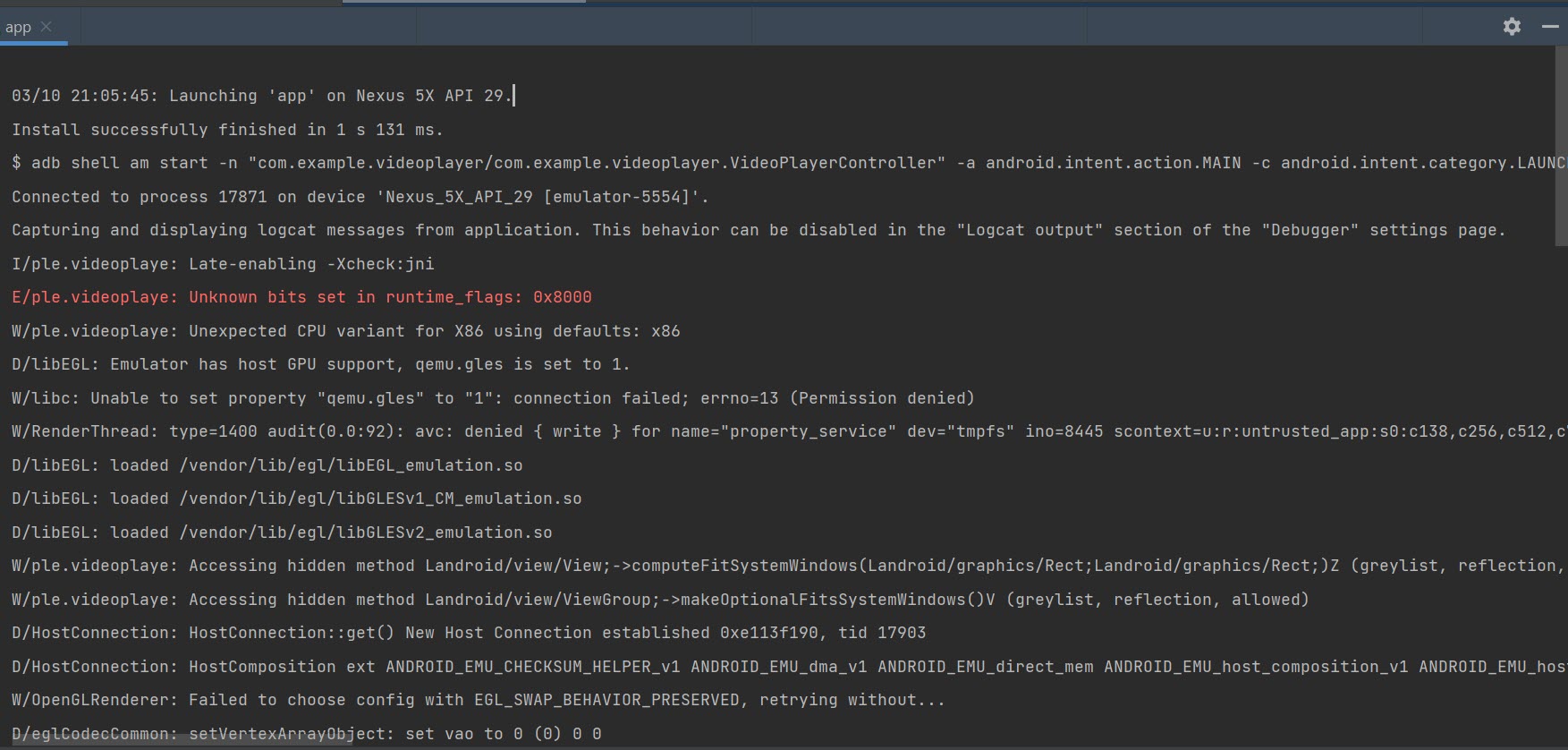 عدم نمایش ویدیو در قسمت 67